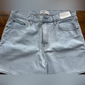 Abercrombie & Fitch Light Blue Jean Shorts